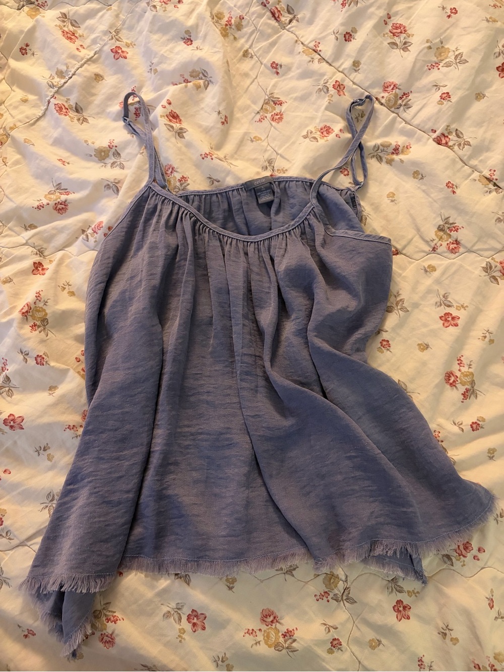 aerie Lavender Blue Flowy Camisole
